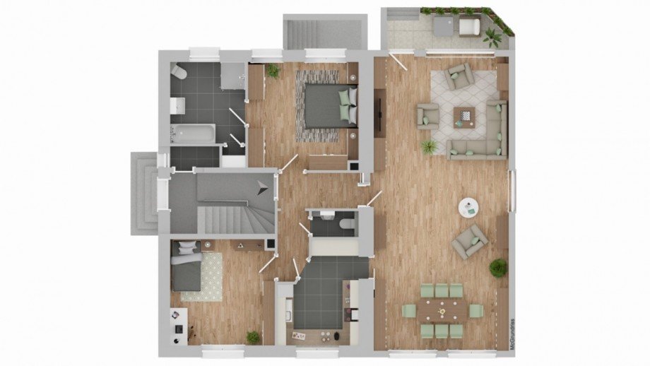 9567 Grundriss Etagenwohnung Marl