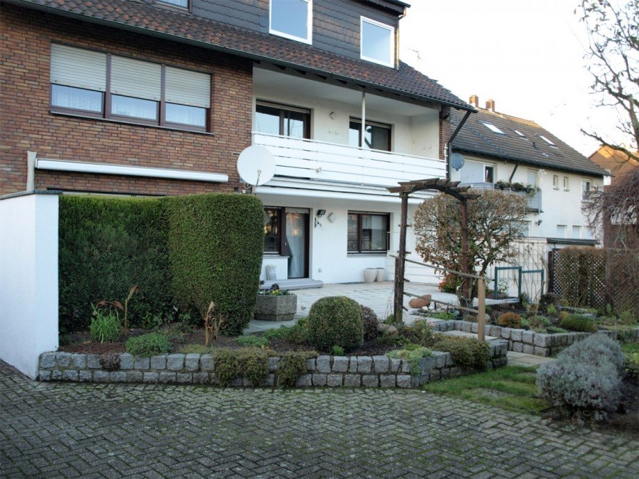 9580 R�ckansicht v Garten Etagenwohnung Marl