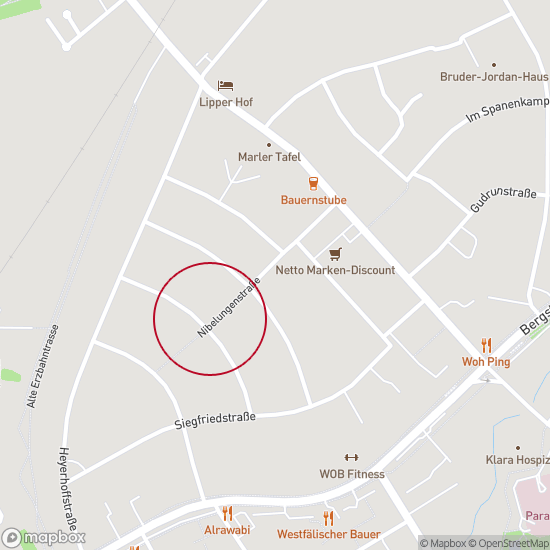 Lageplan Etagenwohnung Marl