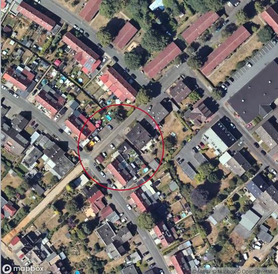 9581 Luftbild (Karte) Etagenwohnung Marl