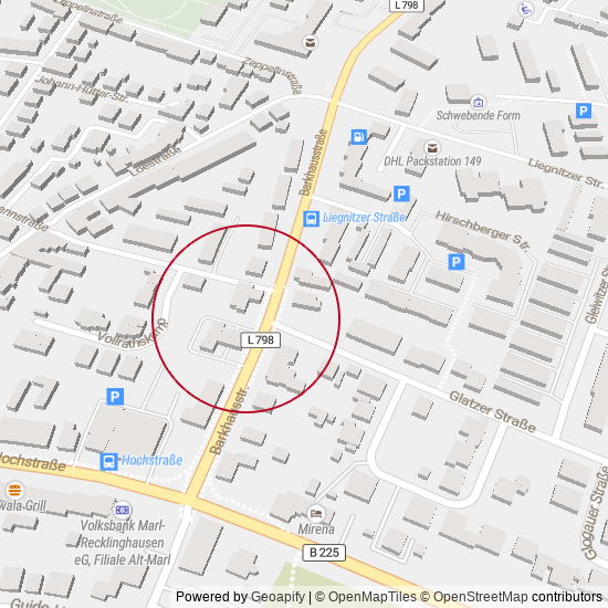 9569 Karte Wohn- / Gesch�ftshaus Marl