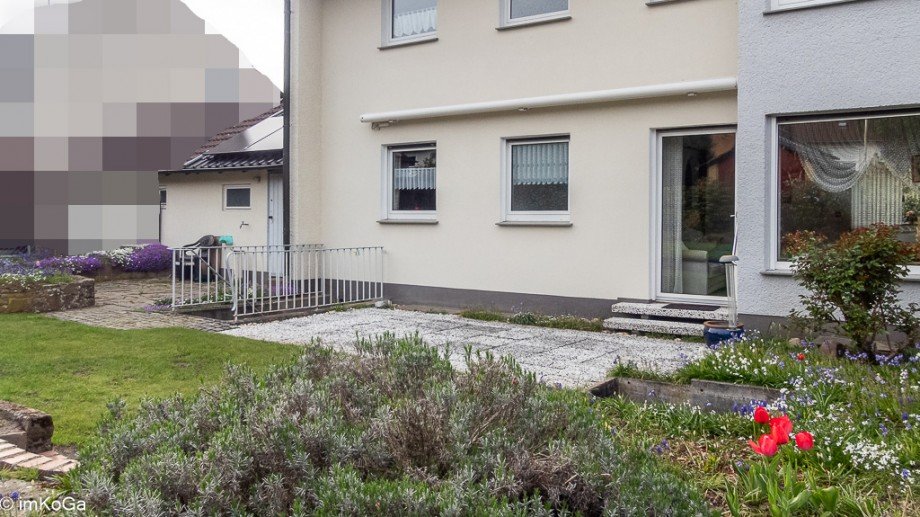 9571 Blick auf die Terasse Etagenwohnung Gelsenkirchen