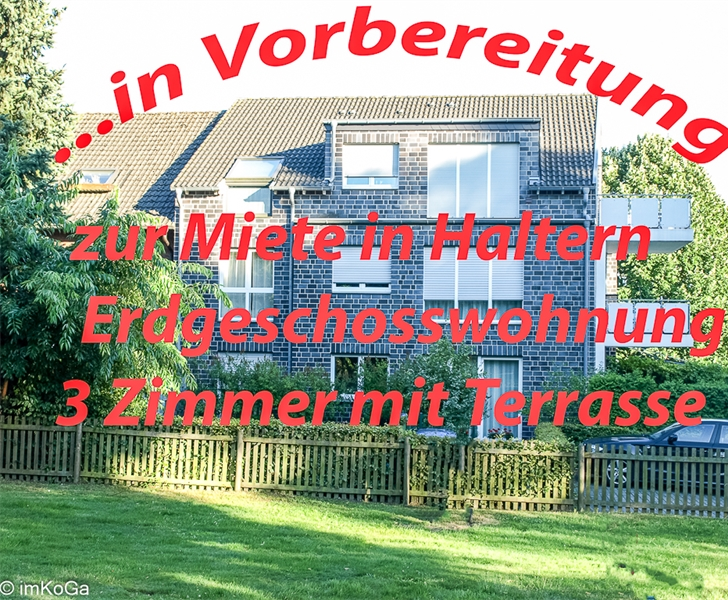 9572 in Vorbereitung Etagenwohnung Haltern am See