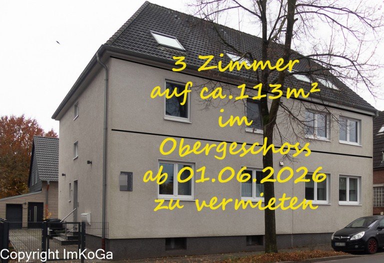 9568 Titelfoto Marl - Alt-Marl Etagenwohnung 3-Zimmer-Wohnung mit Balkon in Alt-Marl - Ihr neues Zuhause in optimaler Lage
