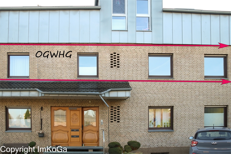 9570 Vordernsicht pfeil Etagenwohnung Marl